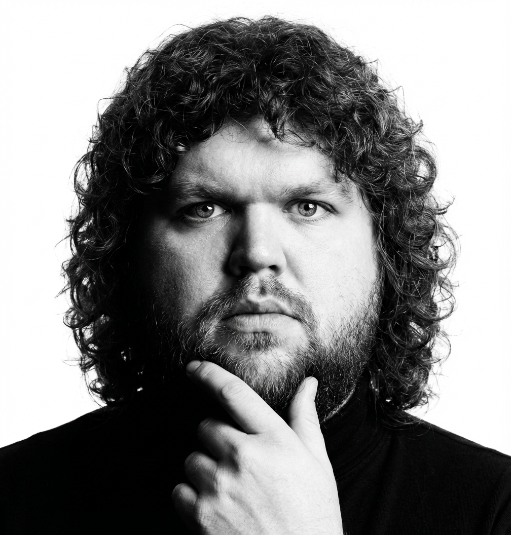 Steve Jobs style portrait example 1